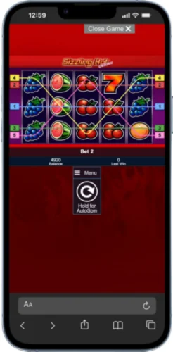 Play Sizzling Hot Deluxe