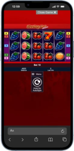 Sizzling Hot Deluxe Play slot