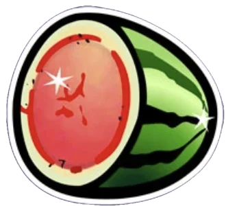 Watermelon symbol in Sizzling Hot Deluxe slot